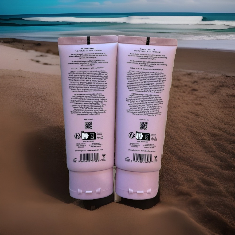 2x Tanologist Daily Glow Brightening Gradual Tan Lotion-Medium/Dark-8.45 oz- New - Picture 2 of 3